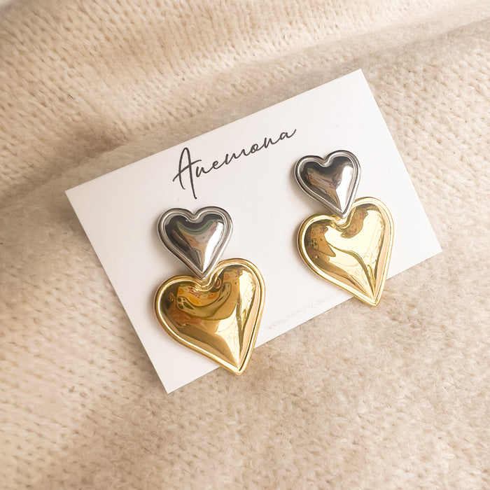 ROBBIE HEART EARRINGS