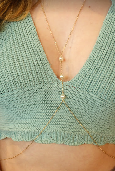 PEARL BODY CHAIN